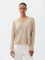 24/7 Split-Hem Linen-Blend Sweater