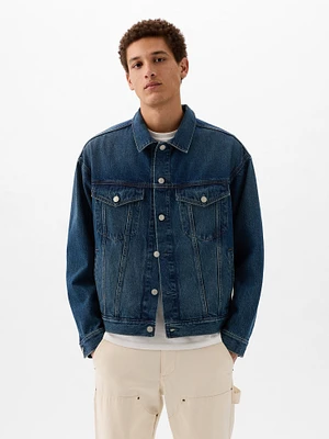 Organic Cotton Relaxed Denim Icon Jacket