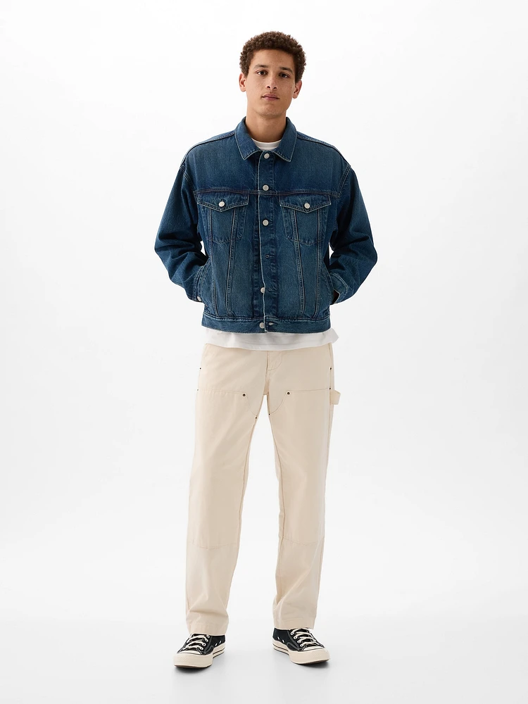 Organic Cotton Relaxed Denim Icon Jacket