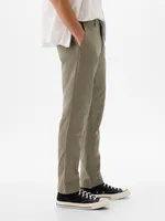 Linen-Cotton Trousers in Slim Fit