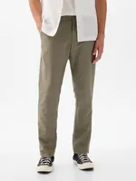 Linen-Cotton Trousers in Slim Fit