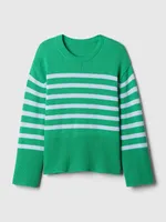 24/7 Split-Hem Stripe Sweater