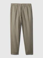 Linen-Cotton Trousers in Slim Fit