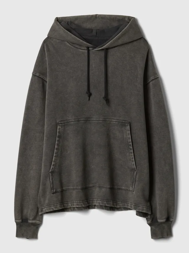 Snap-Button Heavyweight Hoodie