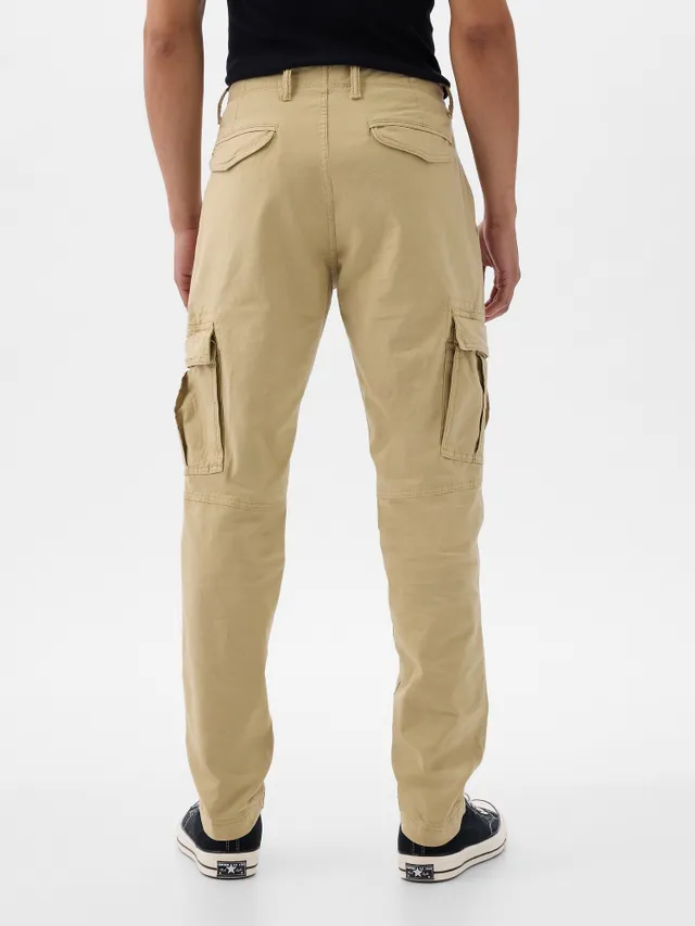 Ardene Corduroy Cargo Pants in Beige, Size, 100% Cotton