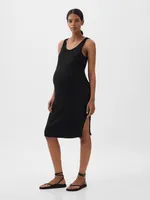 Maternity Rib Midi Tank Dress