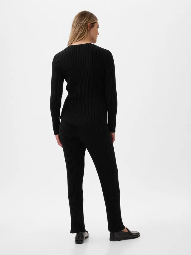 Maternity Stevie Full-Panel Ponte-Knit Pants