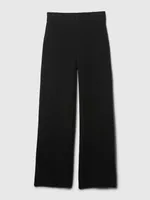 CashSoft Shaker-Stitch Sweater Pants