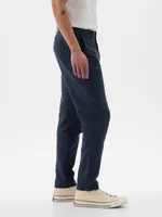 Linen-Cotton Trousers Slim Fit