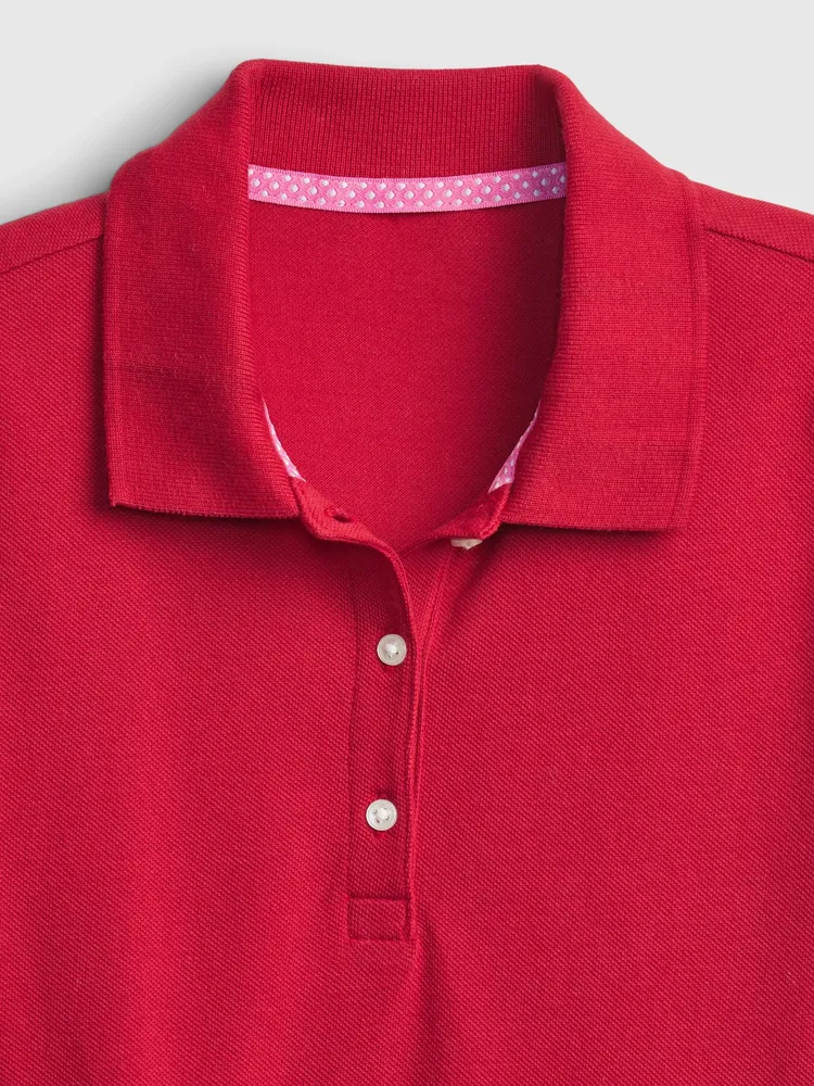 Kids Uniform Polo Shirt Dress