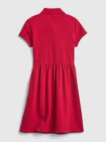 Kids Uniform Polo Shirt Dress