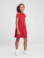 Kids Uniform Polo Shirt Dress