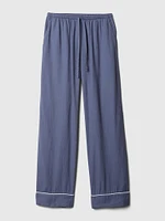 Linen-Blend PJ Pants