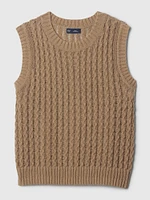 Linen-Cotton Textured Knit Tank Top