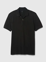 Washed Pique Polo Shirt