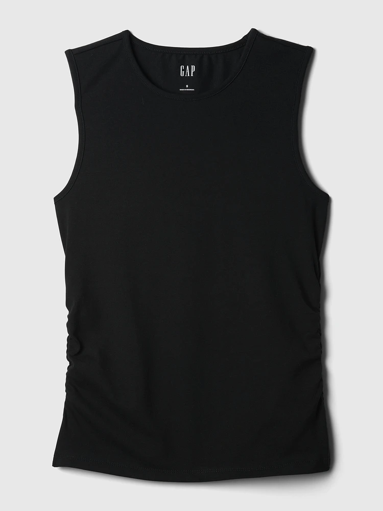 Compact Jersey Cropped Tank Top