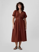 Eyelet Maxi Dress