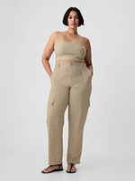 Mid Rise Cargo Pants