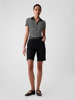 Modern Rib Polo Shirt Bodysuit