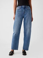 High Rise Barrel Jeans