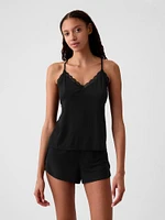 Lace-Trim PJ Cami