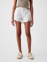 4" Low Rise Stride Denim Shorts