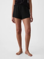 Linen-Blend PJ Shorts