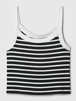 Modern Rib Cropped Tank Top