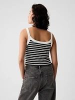 Modern Rib Cropped Tank Top