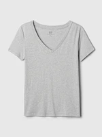 Organic Cotton Vintage V-Neck T-Shirt