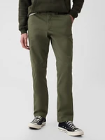 Modern Khakis in Straight Fit with GapFlex