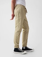 Slim Canvas Joggers