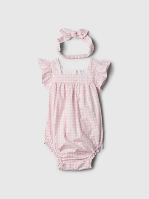 Baby Gingham Bubble Shorty One-Piece