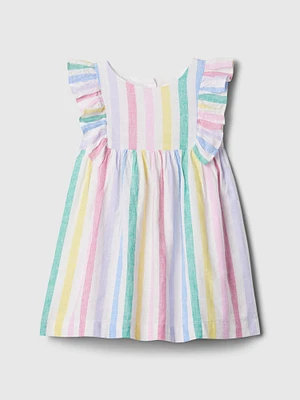 babyLinen-Cotton Stripe Dress