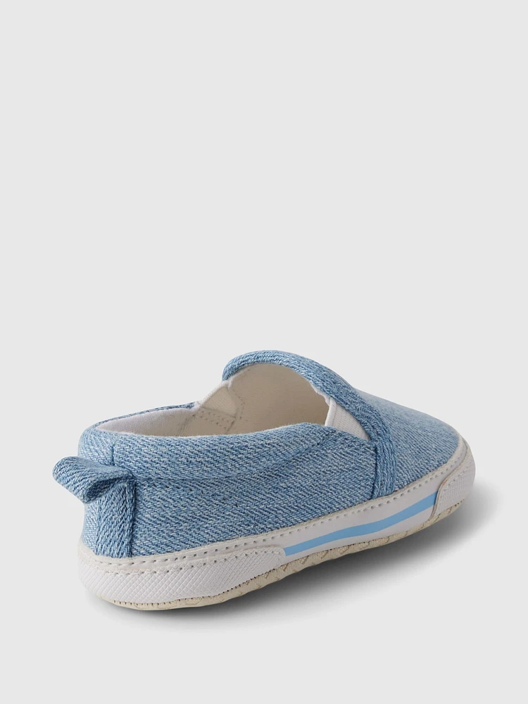 Baby Denim Slip-On Shoes