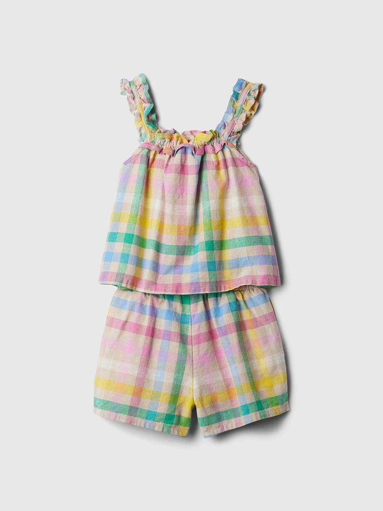 Baby & Toddler Linen-Cotton Outfit Set