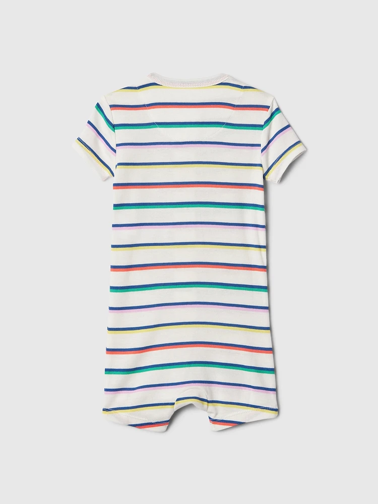 babyOrganic Cotton PJ Shorty One-Piece