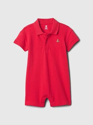 Baby Pique Polo Shirt Shorty