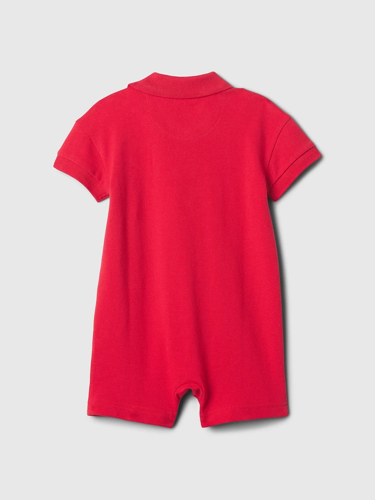 Baby Pique Polo Shirt Shorty