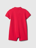 Baby Pique Polo Shirt Shorty