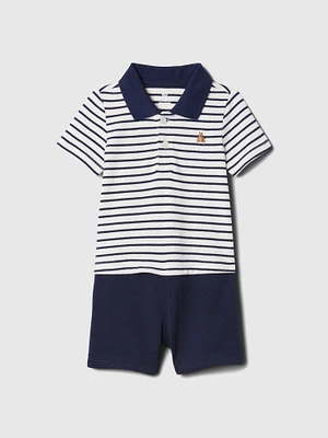 Baby 2-in-1 Polo Shirt Shorty One-Piece