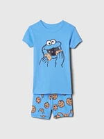 Pyjama court en coton biologique Sesame Street babyGap