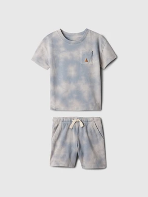 babyTie-Dye Shorts Set