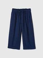 babyLinen-Blend Pull-On Pants