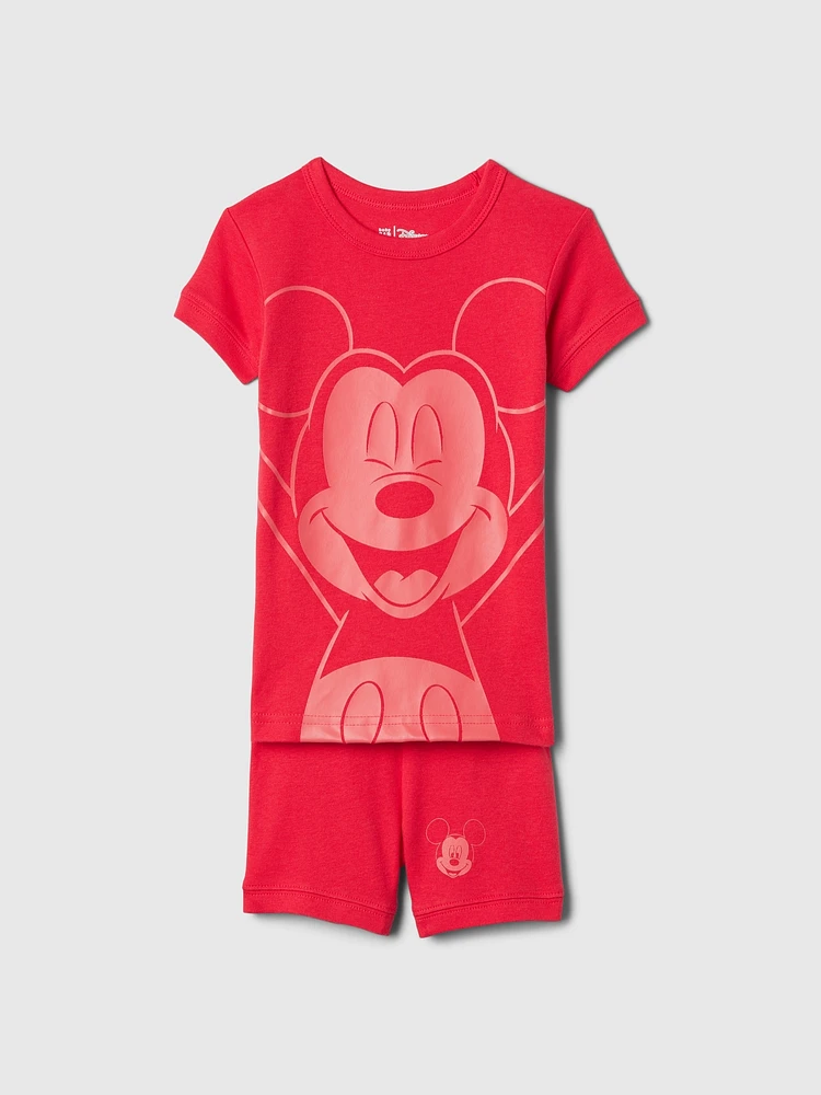 Pyjama court en coton biologique Gap × Mickey Mouse pour Bébé