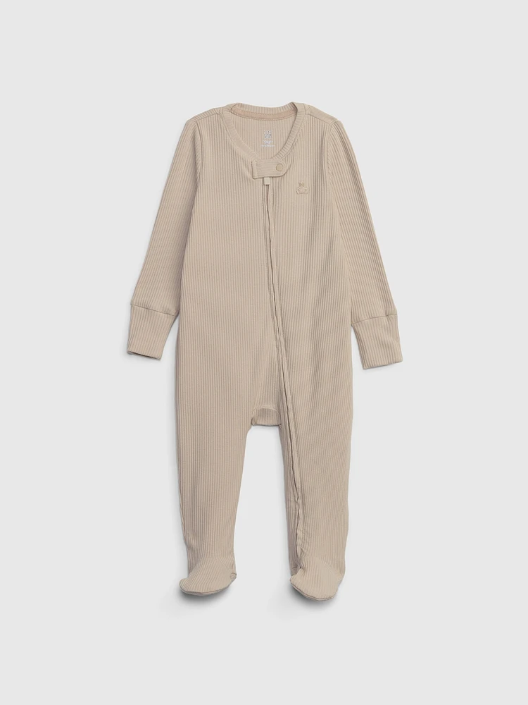 Baby First Favorites TinyRib Footed One-Piece