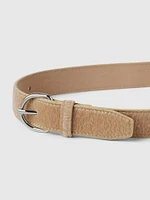 Vegan Calf-Hair Belt