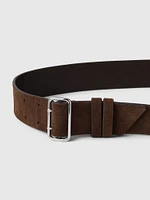 Suede Wide Belt