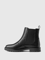 Vegan Leather Chelsea Boots