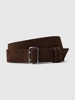 Suede Wide Belt